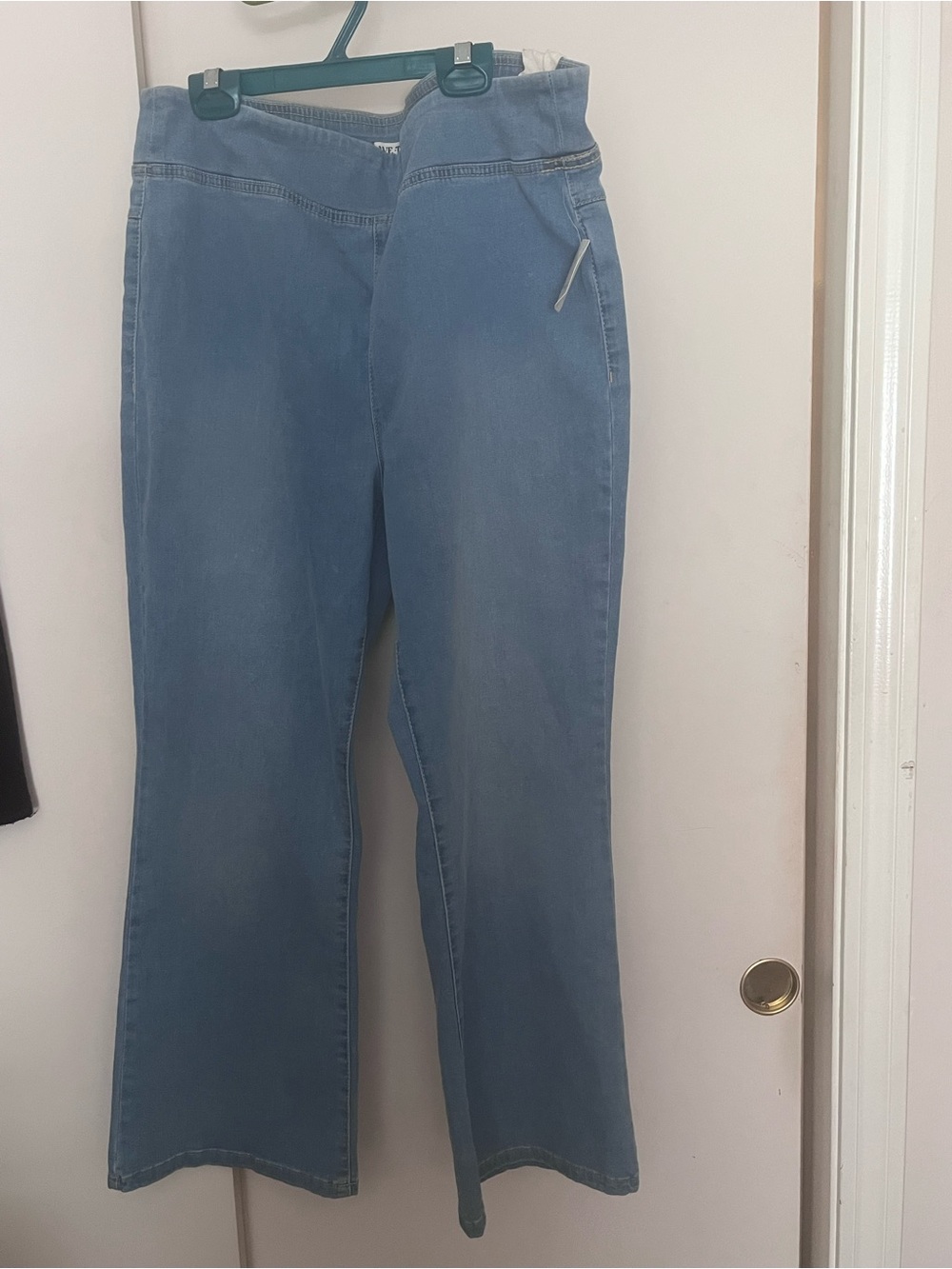 Free People Light Blue Flare Jeans large